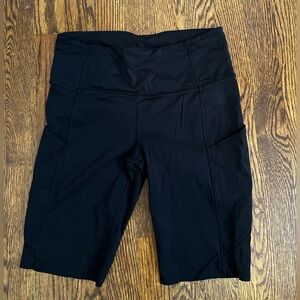 Lululemon Fast & Free Bike Shorts Size 6